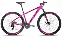 Bicicleta Aro 29 Xks 27 Marchas Freio A Disco Hidráulico Cor Rosa/preto Tamanho Do Quadro 21