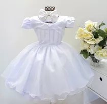 Vestido Infantil Festa Princesa Casamento Daminha Batizado