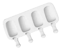 Molde Silicon Paletas Hielo Tipo Magnum Mini Con Tapa