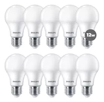 Lámpara Led Philips 12w = 80w Cálido / Frío - Pack X 10u