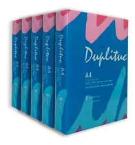 5 Resmas A4 Duplituc 70 Gr Papel Obra Multifuncion X Caja Color Blanco