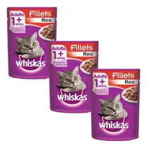 Whiskas Alimento Húmedo Adulto Res 85gr X 3uds