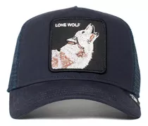 Gorra Goorin Bros Original Lone Wolf Lobo Azul 