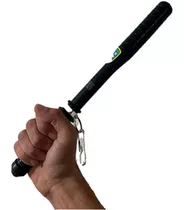 Tonfa Bastón Cachiporra Policial Flexible En Goma 35cm Grana