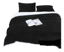 Frazada Texturizada 1.5 Plaza + 1 Funda Para Almohada