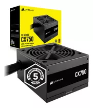 Fonte Corsair De 750w Cx750 80 Plus Bronze + Cabo De Força