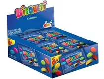 Display C/ 24 Disqueti Chocolate Confeito 18g - Dori