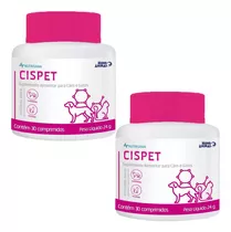 2 Nutrisana Cispet Suplemento P/ Cães E Gatos 30 Comprimidos