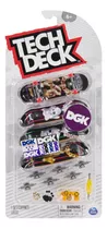 Kit Tech Deck Ultra Skate Dedo 4 Pack Acessórios Ferramentas