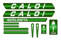 Adesivo Bicicleta Antiga Caloi Berlineta 1982 Verde