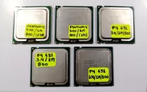 Procesador Lga 775 Intel Pentium 4 - 650 - 651 / 3.4 2mb 800