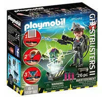 Figura Armable Playmobil Ghostbusters Raymond Stantz 26 Pzas