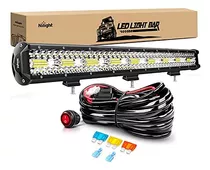 Barra Led De 26 Pulgadas, 540 W, Triple Fila, Combo De Punto