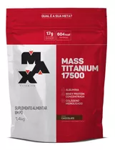 Mass Titanium 17500, 1,4 Kg (recarga), Sabor A Chocolate Max Titanium