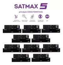 10 Receptores Digitais Fullhd Satmax 5 Banda C E Ku Etrs70