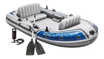 Bote Inflable Intex Excursion 4 Set Capacidad 500 Kg // Bamo