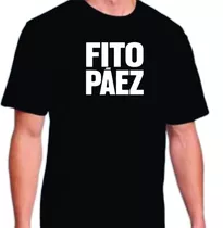 Fito Paez Remera Negra