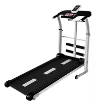 Trotadora Mecánica Atletis Plus Home Fitness Color  Blanco Y Negro