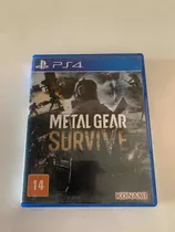 Jogo Ps4 Metal Gear Survive Original Mídia Física