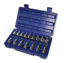 Juego Bocallaves Y Puntas Torx 16 Piezas 1/2 Bremen 4577