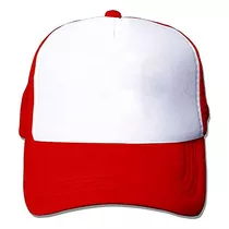 Gorra Trucker Roja Para Sublimar Cotillon Visera X 12 U