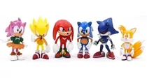 06 Miniaturas = Amy Knuckles Metal Super Sonic Tails = Mega