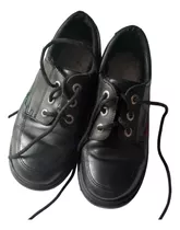 Zapatos Escolares De Cuero Kickers Talle 34 