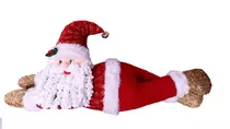 Papai Noel De Luxo Deitado Enfeite Natal 