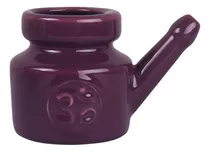 Limpiador De Nariz Neti Pot De Cerámica De 350 Ml, Morado