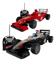 Carrinho De Controle Remoto Formula 1 Ferrari Vermelha Preta