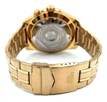 Relógio Orient Masculino Automático 469gp057f S1kx Cor Da Correia Dourado Cor Do Bisel Dourado Cor Do Fundo Prateado