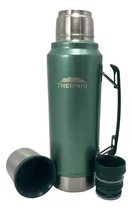 Termo Thermio 1 L Pico Cebador Uso Extremo De Acero Inoxidable 1l Verde