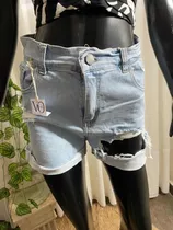 Short De Jeans Talla 38 Elástico