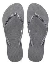 Ojotas Havaianas Originales De Mujer Slim Glitter