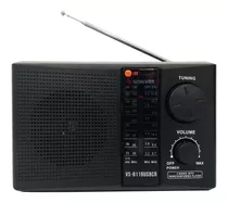Radio Portatil Sonivox Vs-r116 Usb Sd 4 Bandas Am Fm Sw1 Sw2 110v/220v
