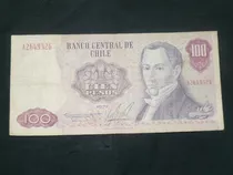 Billete De 100 Pesos Chilenos