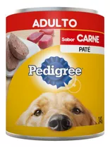 Alimento Perro Lata Pedigree Adulto Carne 340gr.
