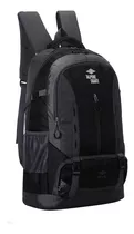 Mochila De Viaje Alpine Skate Camping Trekking 50 Litros Color Negro Diseño De La Tela Liso