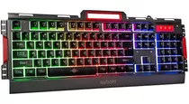 Kit Gamer Teclado E Mouse Exbom Bk-g3000 Led Metal