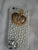 Case iPhone 6 - 7 - 7plus - X Piedra Diamante Perla