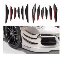 Kit Alerones Fibra Carbon Facia Bumper Flexible Universal