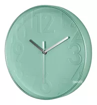 Reloj De Pared Clásico Minimalista Analógico Ø30cm Verde 