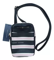 Bolso Tommy Hilfiger Azul/rosa 100% Original  Nuevo Crossbod