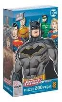 Puzzle 200 Pcs Liga Da Justiça Hq Grow