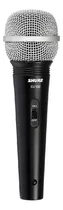 Microfone Shure Sv100 Dinâmico Cardioide Cor Preto/prateado