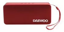 Parlante Bth/usb/fm/tws/aux 3w X2  Daewoo Dibts64 Color Rojo