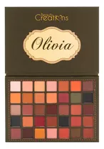 Paleta De Sombras Olivia Beauty Creations 35 Tonalidades Color De La Sombra Cálidos