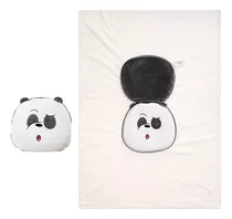 Miniso Manta Con Funda We Bare Bears Panda Blanca