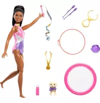 Boneca Barbie Conjunto Ginastica Family Brooklyn - Mattel