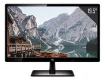 Monitor Gamer Hq, 20 Pol, 75hz, Led, Hdmi/vga, Hq 20hq-led Cor Preto